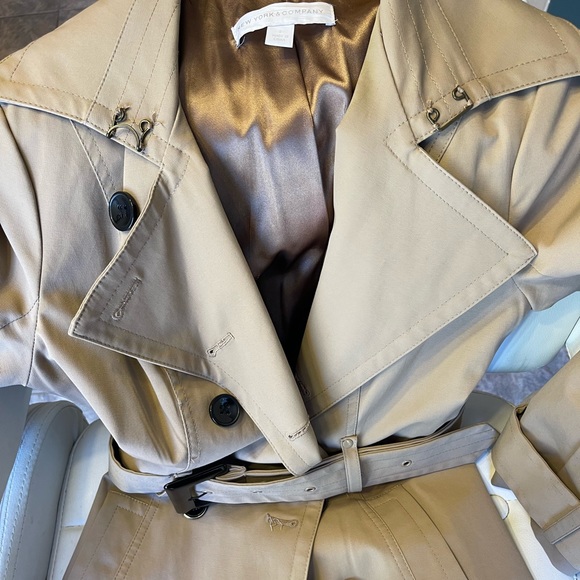 New York Company khaki trench like new - Picture 2 of 11